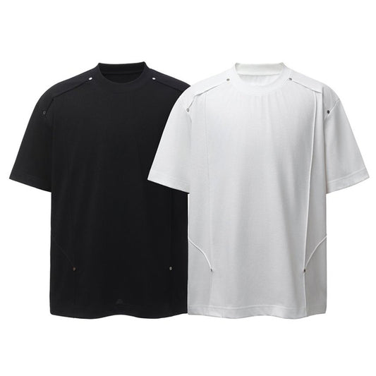 Panel Studs Short Sleeve T-Shirt WN26798