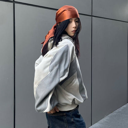 Panel Raglan Design Hoodie WN25562