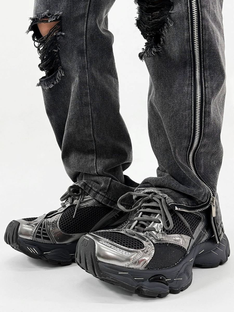 Platform Design Sporty Sneakers WN19111