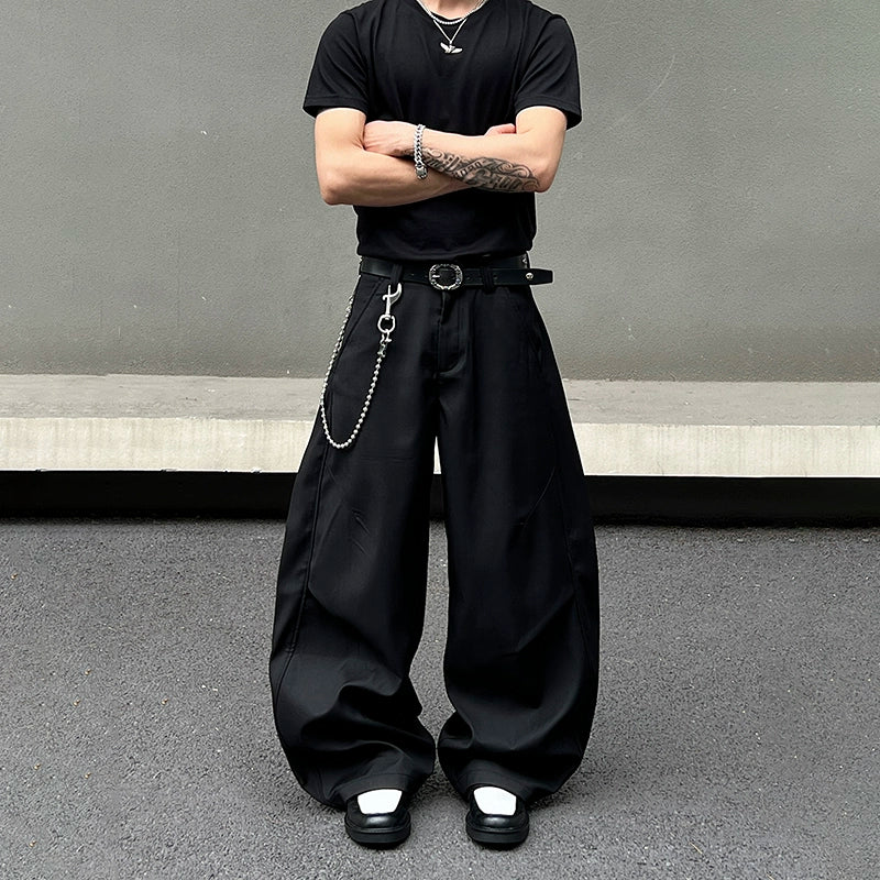 Pleated Flare Trousers WN19574