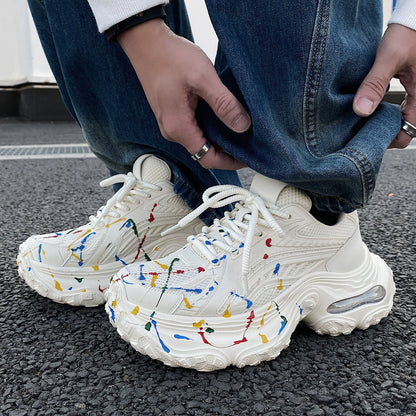 Air Cushion Lightweight Mesh Thick Sole Sporty Sneakers WN21253