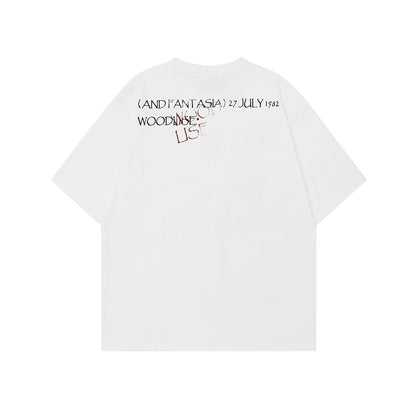 Graphic Letter Print Short Sleeve T-Shirt WN26028