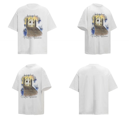 Washed Graphic Print Heavyweight Oversize Short Sleeve T-Shirt WN26228