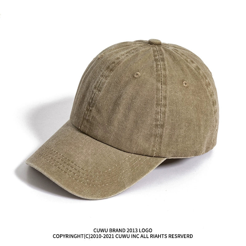 Washed Plain Baseball Cap WN10336