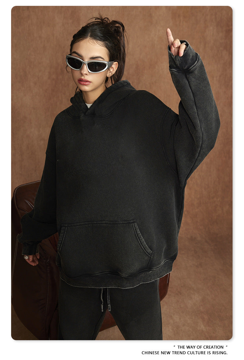 Oversize Washed Hoodie WN6460