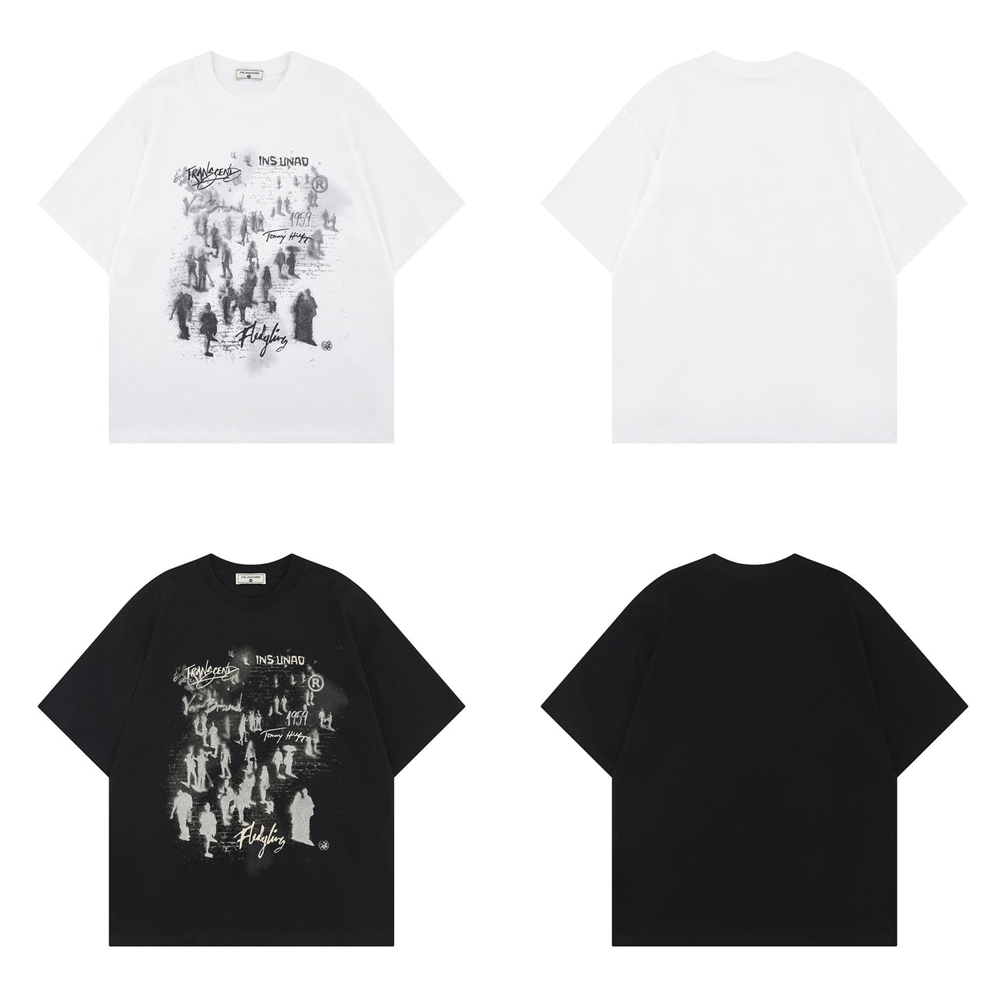 Graphic Letter Short Sleeve T-Shirt WN26763