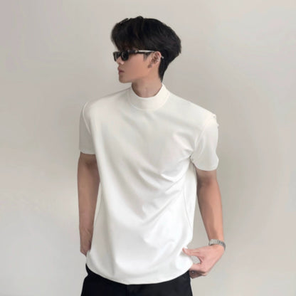 Solid Color Design Short Sleeve T-Shirt WN20056