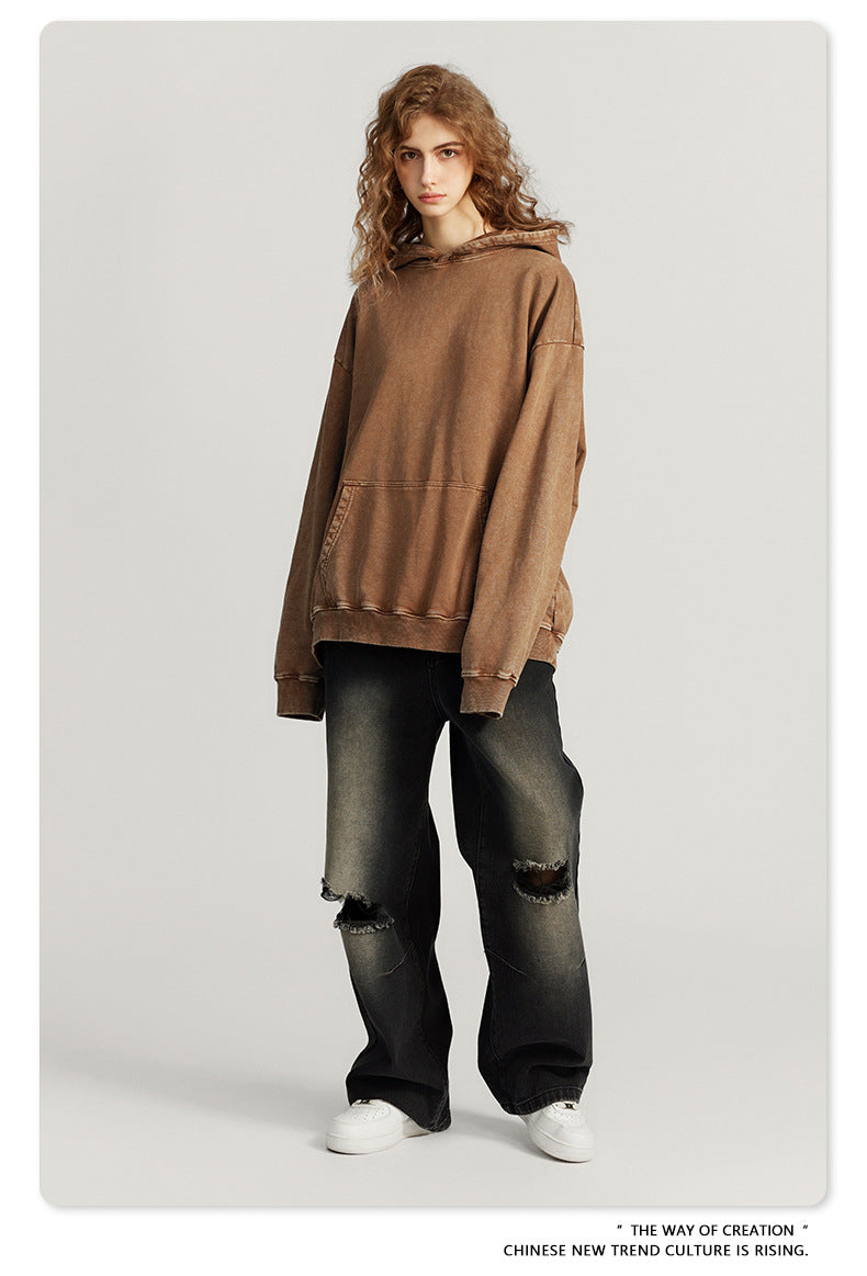 Oversize Washed Hoodie WN6463