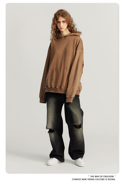 Oversize Washed Hoodie WN6463