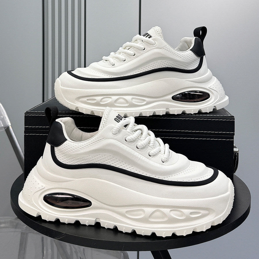 Chunky Platform Air Cushion Lace-Up Sneakers WN24852