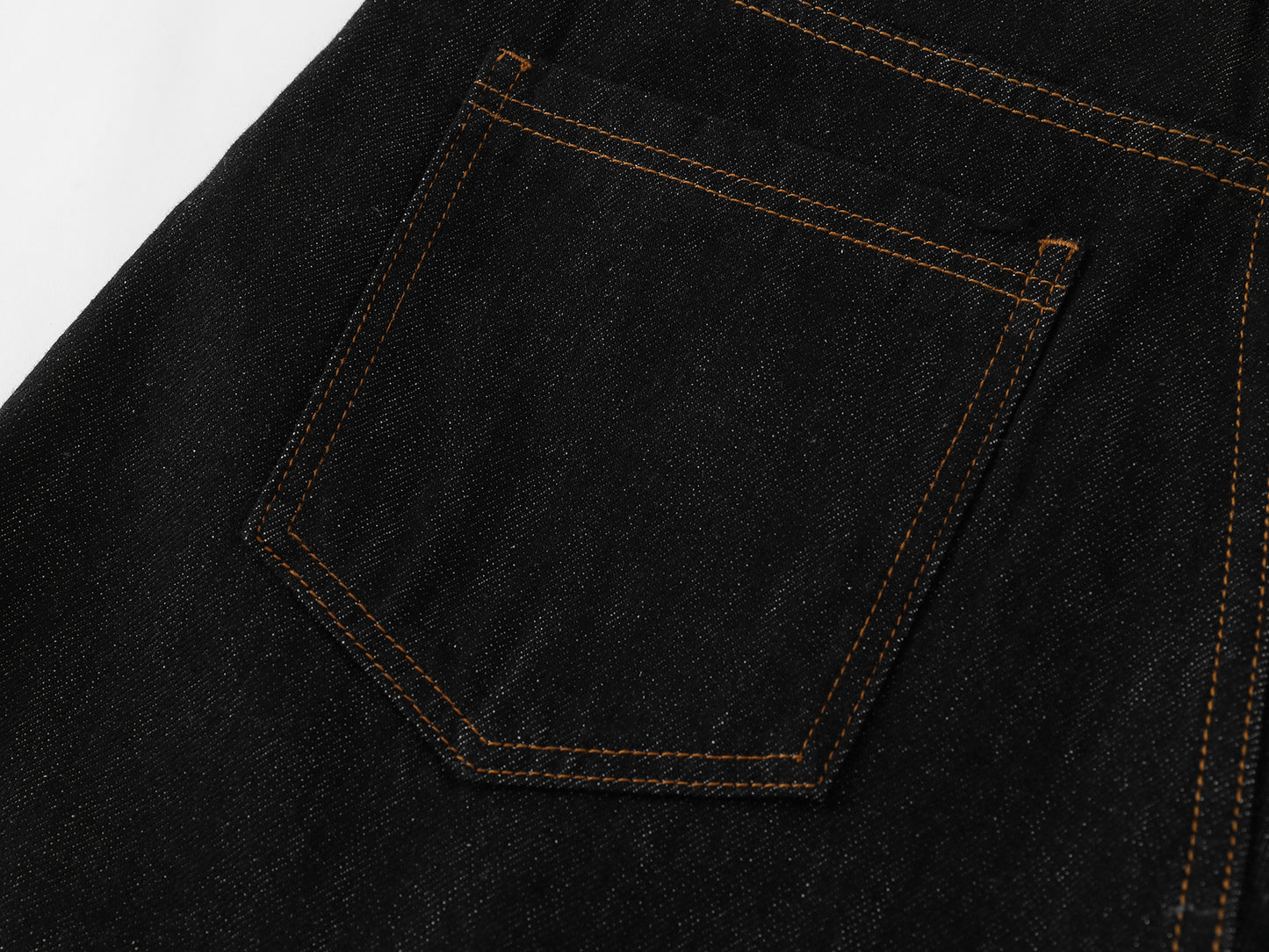 Embroidery Wide Leg Half Denim Jeans Pants WN26089