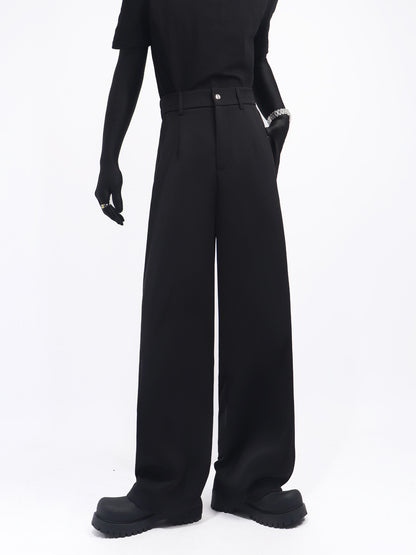 Buckle Belt Vest & Wide Leg Trousers Setup WN23697
