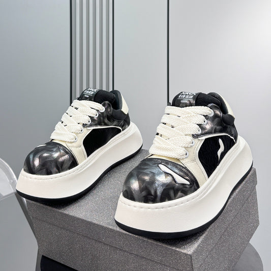 Platform Height Increase Round Toe Sneakers WN24799
