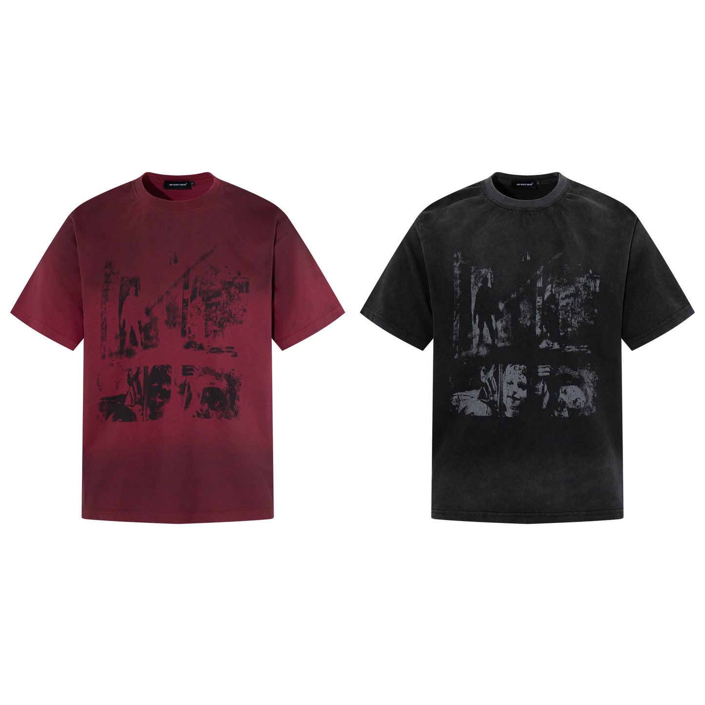 Graffiti Print Short Sleeve T-Shirt WN25686