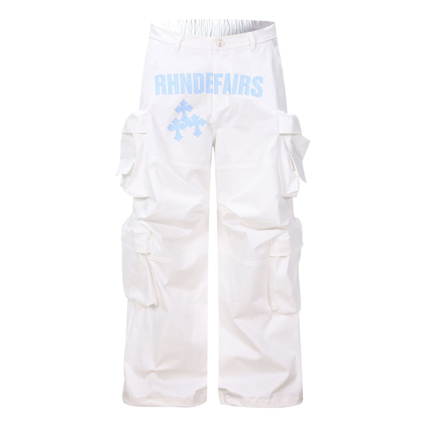 Multi-Pocket Wide Leg Cargo Pants WN25848