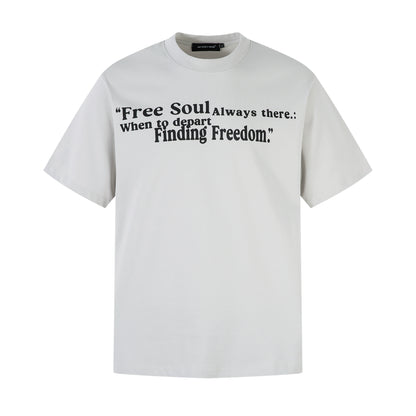 Graphic Letter Print Short Sleeve T-Shirt WN18121