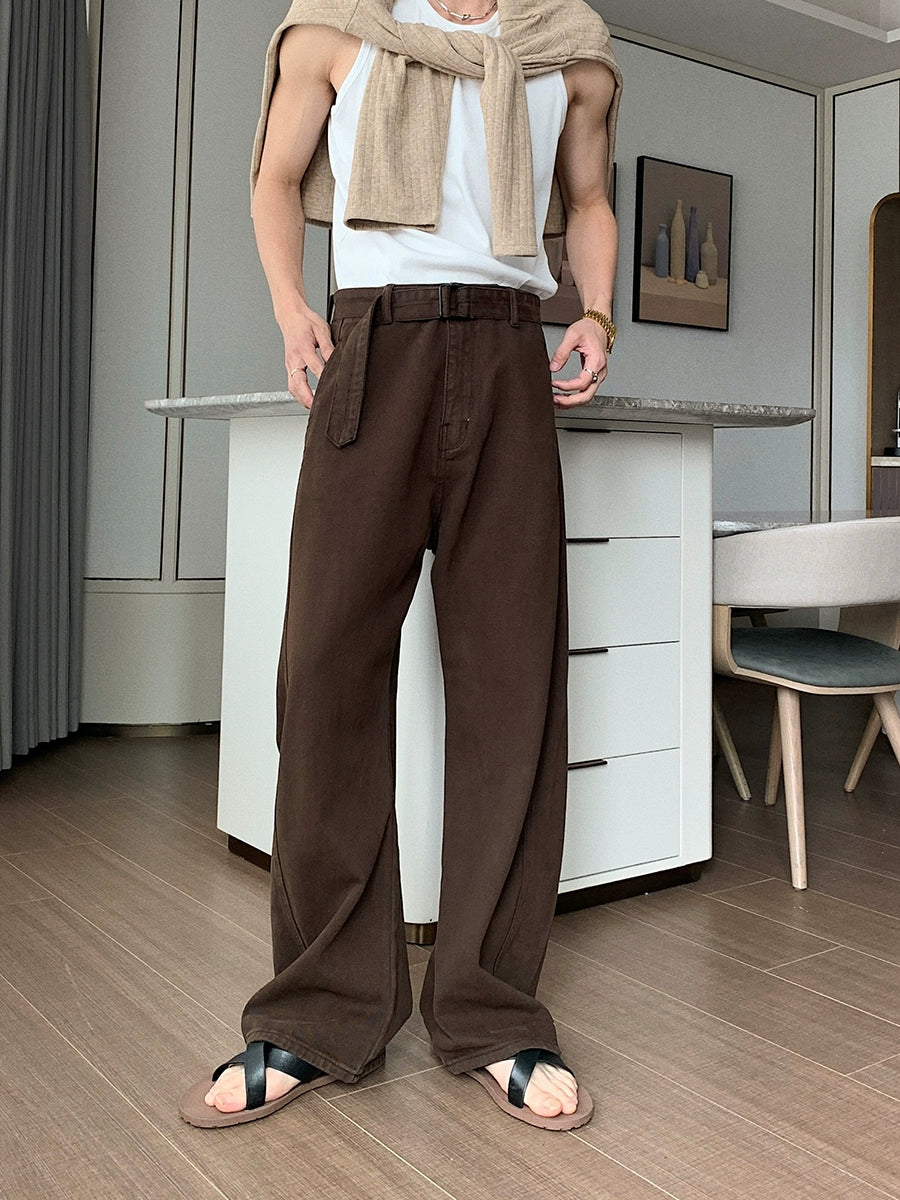 Straight Wide Leg Denim Jeans WN20401