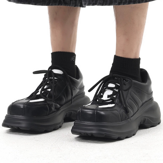 Square Toe Chunky Sole Dad Sneakers WN20770