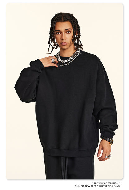 Fleece Lining Oversize Sweatshirt WN9928