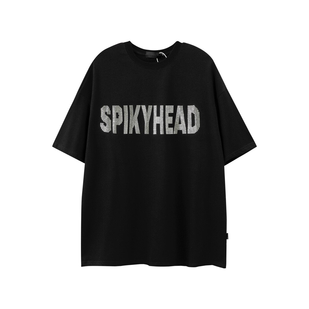 Letter Rhinestone Short Sleeve T-Shirt WN24459
