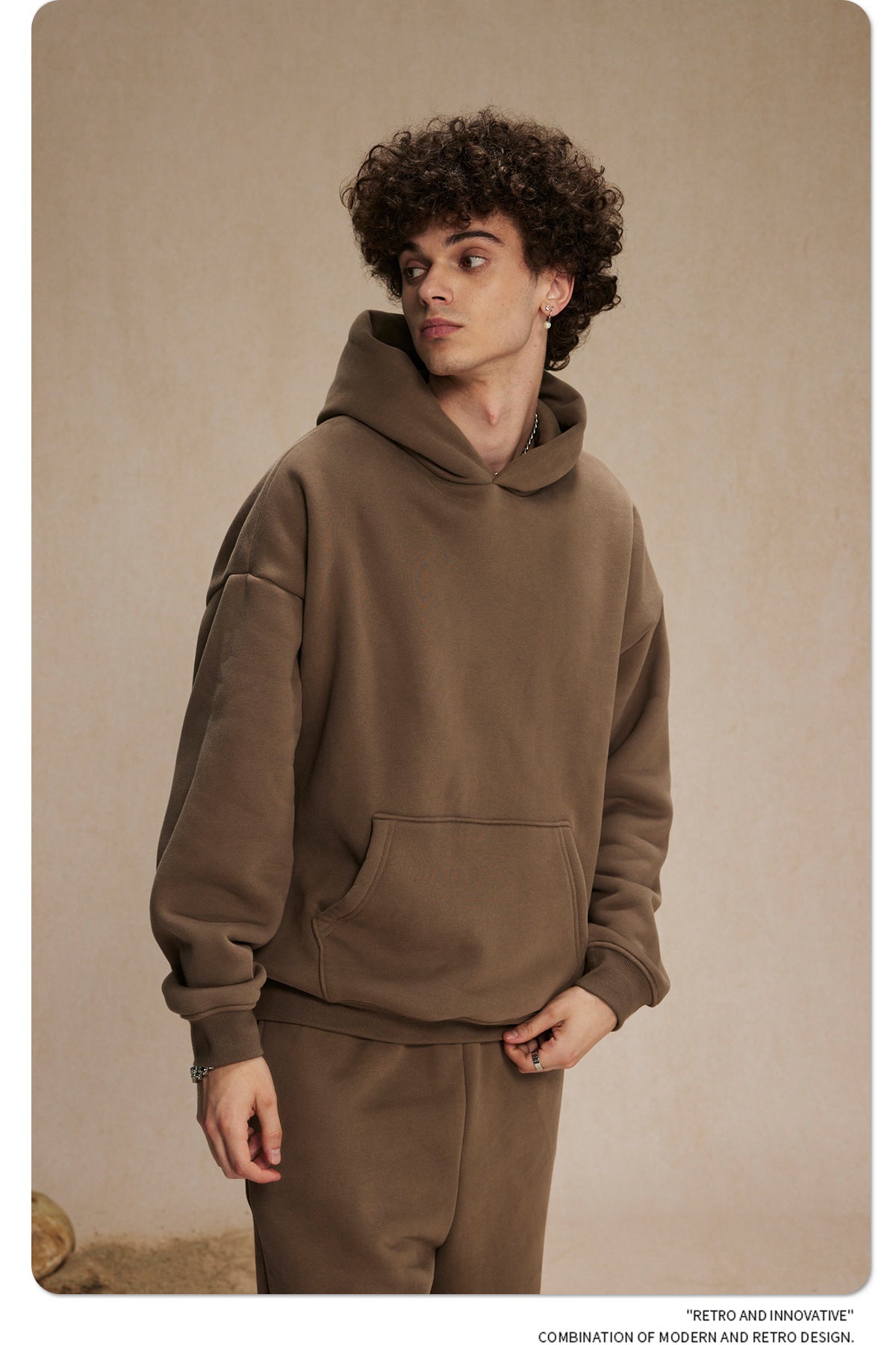 Oversize Plain Hoodie WN9968