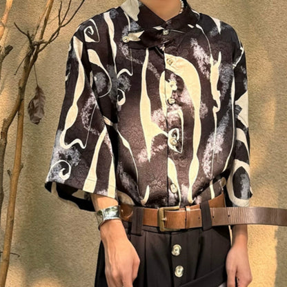 Jacquard Breathable Sun-Protection Short Sleeve Shirt WN19988