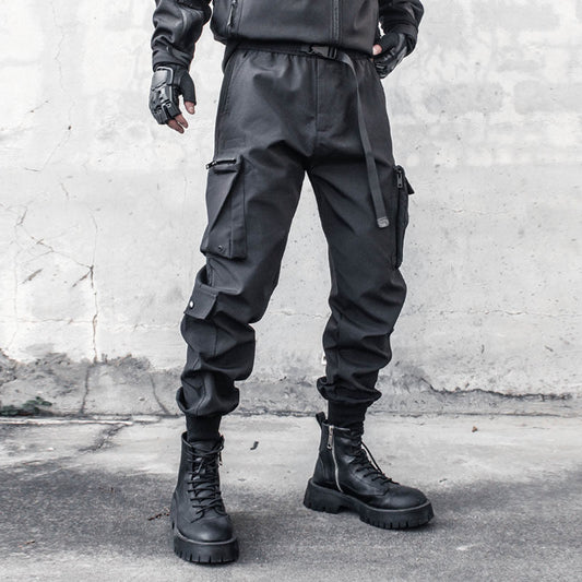 Functional Multi-Pocket Cuffed Cargo Pants WN22576