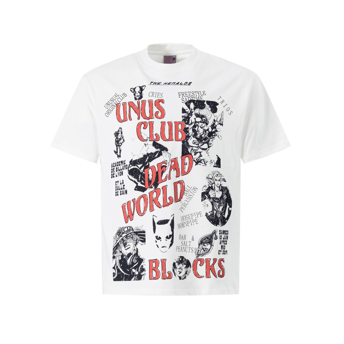 Comic Letter Graphic Short Sleeve T-Shirt WN25845