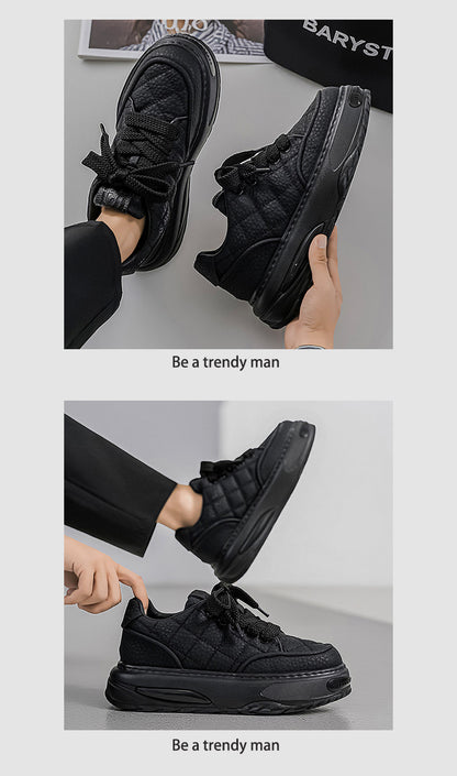 Quilted Panel Chunky Sole Sneakers WN23336