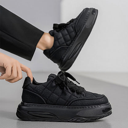 Quilted Panel Chunky Sole Sneakers WN23336