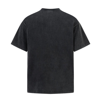 Washed Print Short Sleeve T-Shirt WN25885