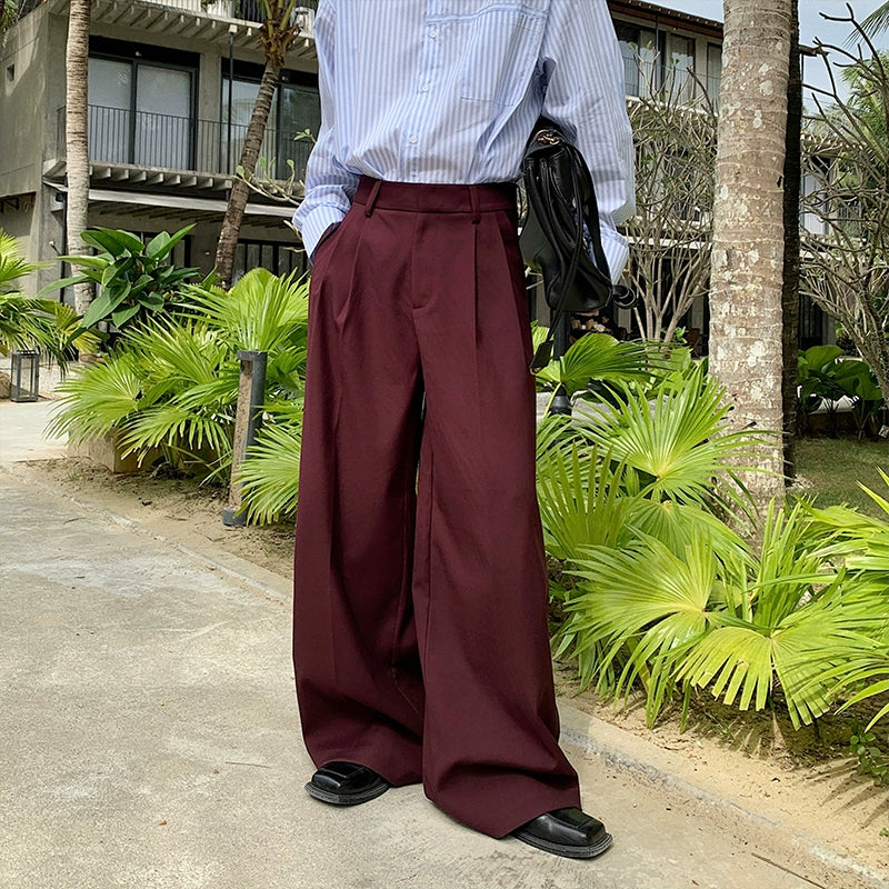 Double-Breasted Tailored Jacket & Wide Leg Trousers Setup WN20395