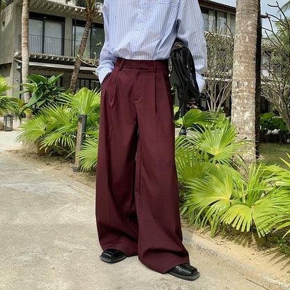 Double-Breasted Tailored Jacket & Wide Leg Trousers Setup WN20395