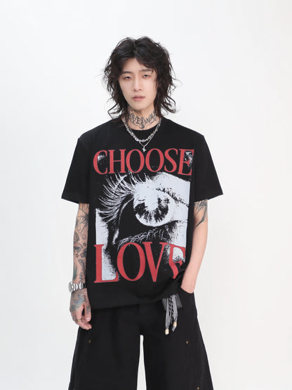 Graphic Print Oversize Short Sleeve T-Shirt WN24424