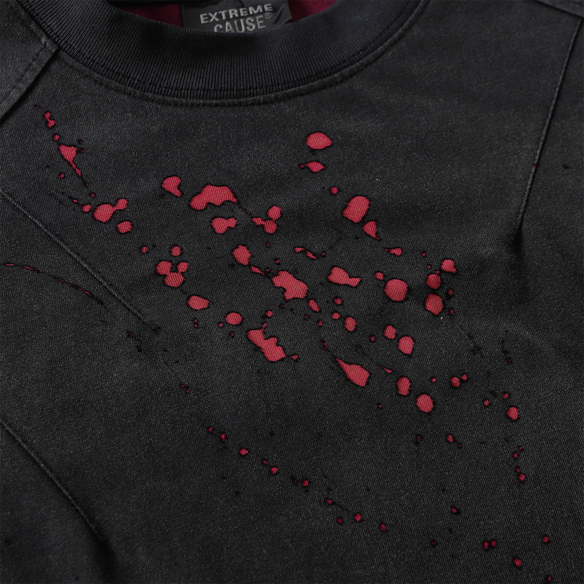 Damage Washed Oversize Short Sleeve T-Shirt WN16127