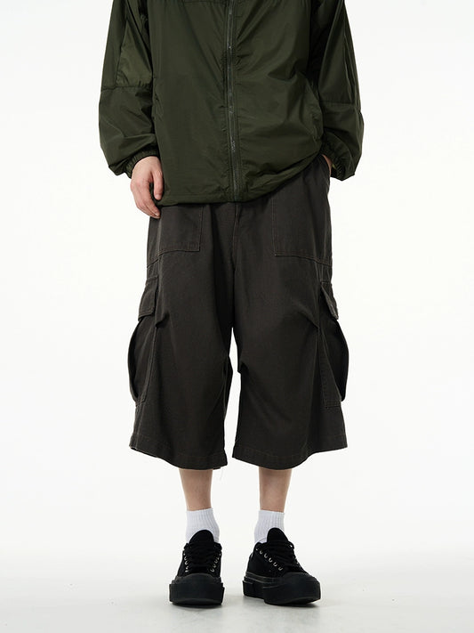 Wide Leg Cargo Pants WN7603