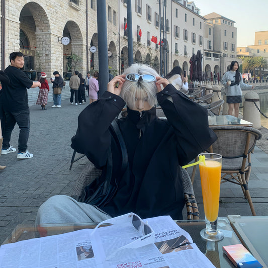 Heavyweight Stand-Neck Zipper Jacket WN19938