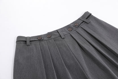 Drape Cropped Half Trousers WN25750