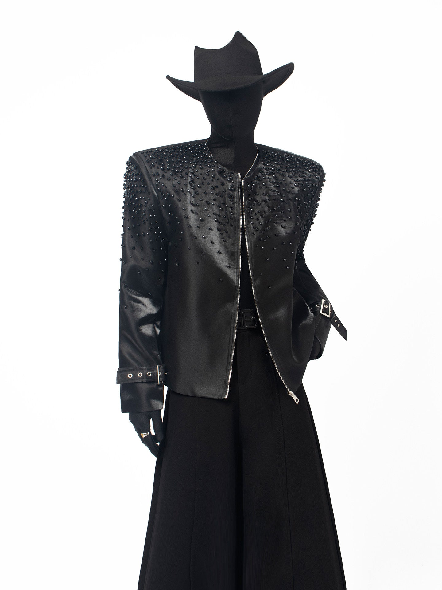 Beads Decor Short Jacket WN23683