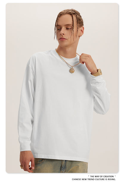 Oversize Washed Long Sleeve T-Shirt WN6052