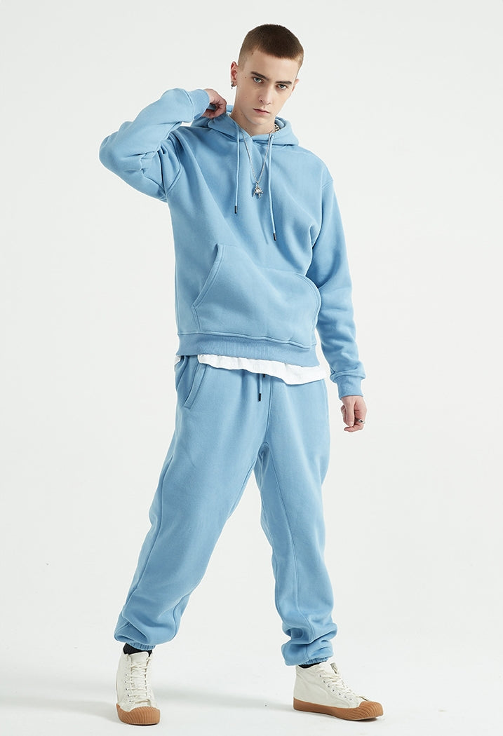 Fleece Linning Oversize Hoodie & Fleece Linning Sweatpants WN9945-K