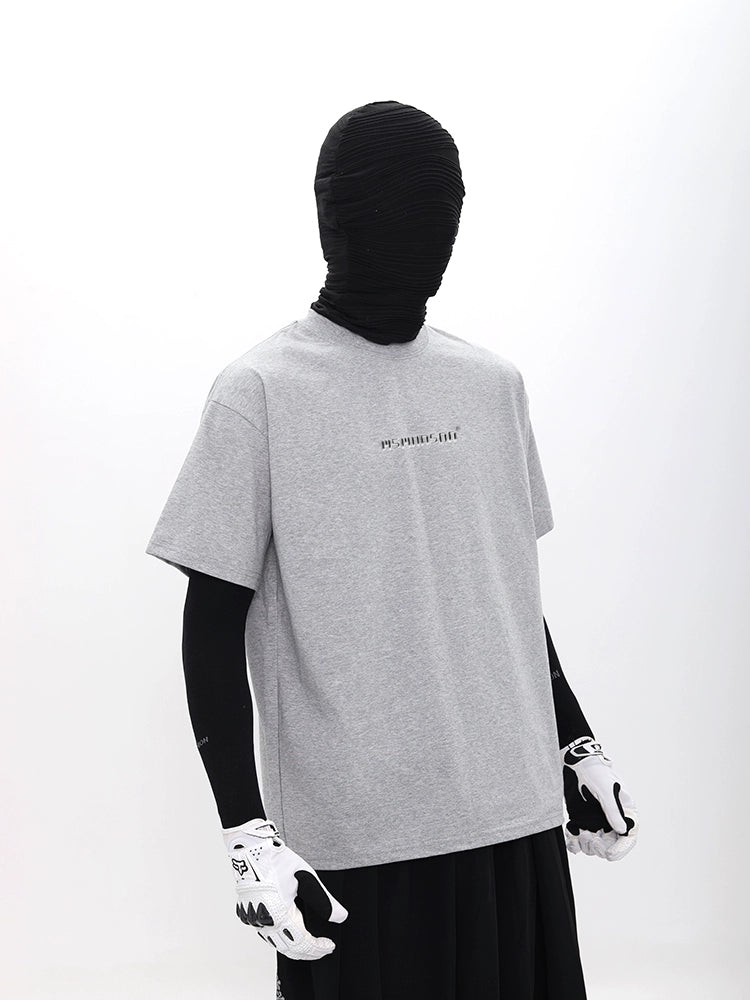 Spine Design Heavyweight Pure Cotton Short Sleeve T-Shirt WN18656