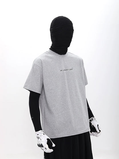 Spine Design Heavyweight Pure Cotton Short Sleeve T-Shirt WN18656