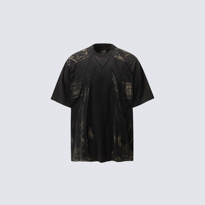Washed Pocket Detail Short Sleeve T-Shirt WN27791