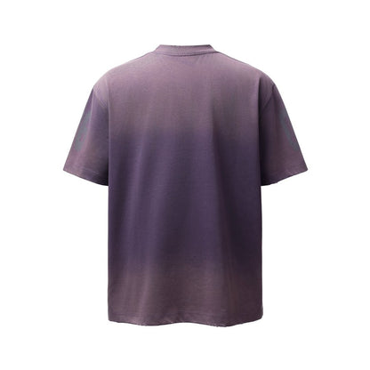 Washed Horse Graphic Print Short Sleeve T-Shirt WN26036