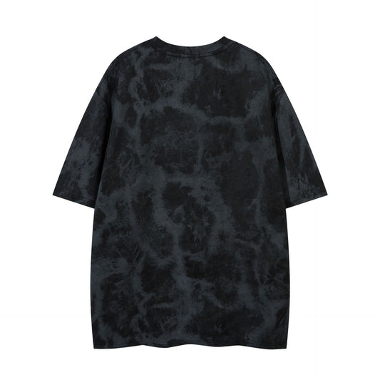 Washed Thorn Print Short Sleeve T-Shirt WN25543