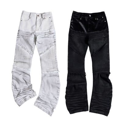 Pleats Stacked Pants WN27437