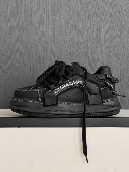 Rope Lace Chunky Sole Sneakers WN24507