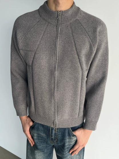 Oversize Short Knit Cardigan WN21412