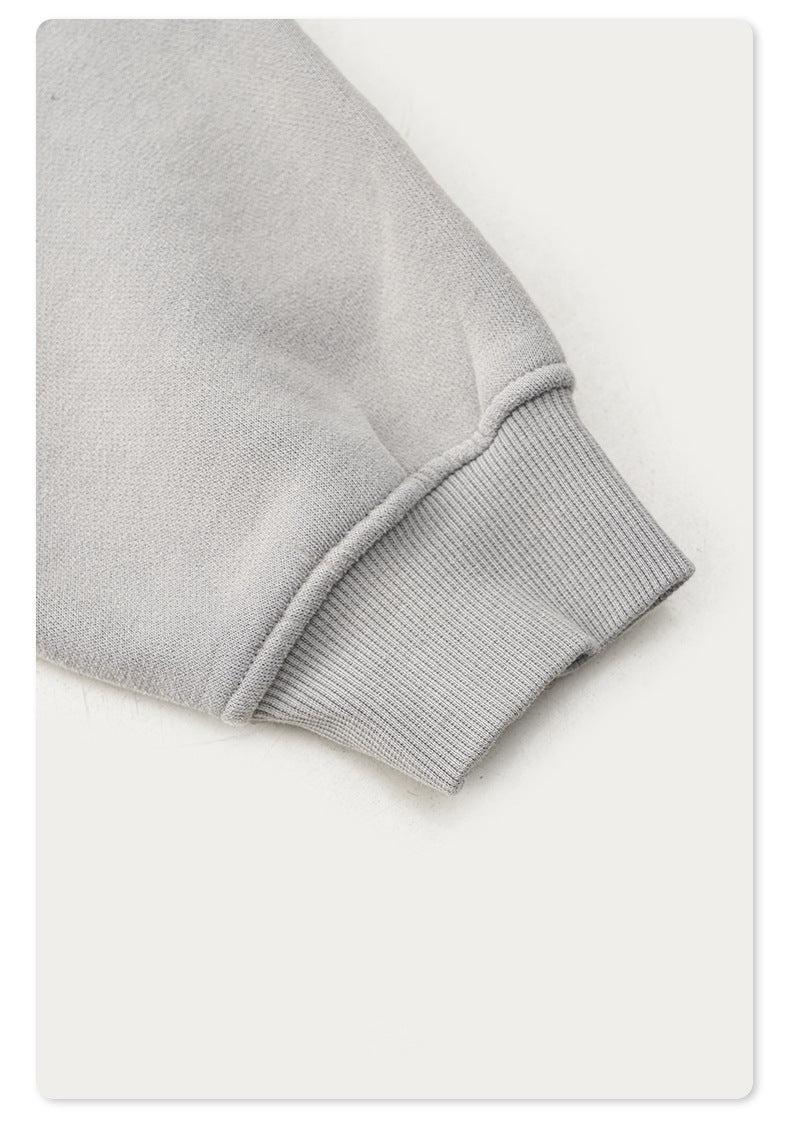 Letter Print Round Neck Sweatshirt WN7826